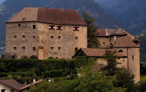 Schenna Castle, Castelo, Schenna, Scena, South Tyrol, Autonomous Province of Bolzano, Italy, Europe