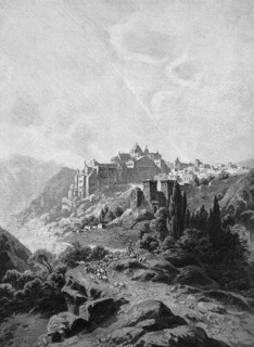 Bethlehem, Efrata, a town in today's West Bank, Historical, digitally restored reproduction from a