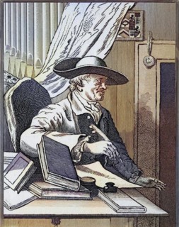 Dr Thomas Morell 1703 to 1784 English scholar critic and librettist From The Works of Hogarth