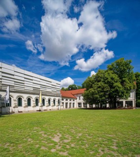 Riding hall by Gottfried Bandhauer, now a concert hall and event centre, Köthen Castle and Castle