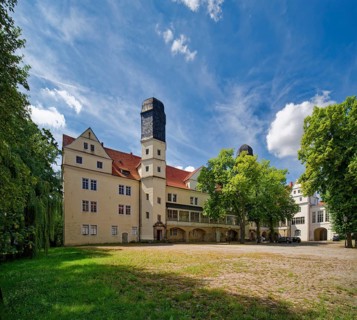 Ludwigsbau am Schloss und Schlosspark Köthen, Köthen, Saxony-Anhalt, Germany, Europe