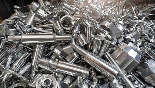 Metal, material, components, bolts and screw connections made of stainless steel