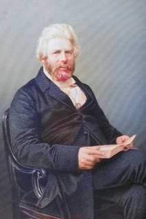 Robert Chambers, 1802-1871, Scottish author, publisher and natural philosopher. Painted by DJPound