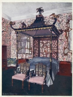 Furniture at the turn of the century 1900, The Chippendale Chinese room at Badminton House (1910,