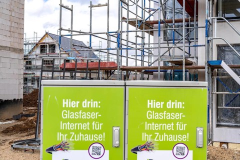 New development district, around 140 detached and semi-detached villas being built in the south of
