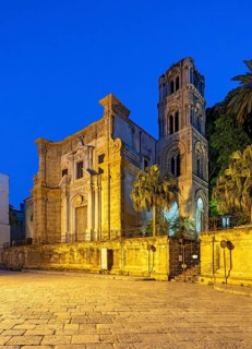 Martorana, Church of St. Mary of the Admiral, Palermo, Sicily, Italy, Europe