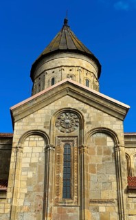 Three-aisled cross-domed church of Samtavisi, south façade with blind arches, Samtavisi, Inner