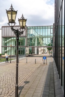 Haniel Campus, with the Haniel Academy, company administration and guest house, in the harbour