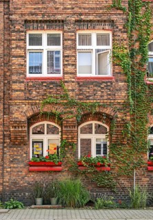 Red-brick workers' housing estates, architecture of the Nikiszowiec Historic Mining District,