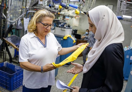 Svenja Schulze (SPD), Federal Minister for Economic Cooperation and Development, visits Inter