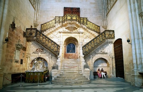 Escalera Dorada or Golden Staircase in the Cathedral of Santa Maria of Burgos, Renaissance