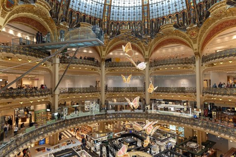 Galeries Lafayette department stores', Paris, Île-de-France, France, Europe