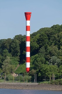 Mühlenberg Lighthouse, Blankenese, Hamburg, Germany, Europe