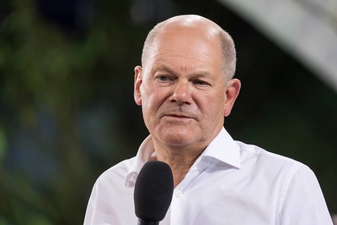 Olaf Scholz (Chancellor of the Federal Republic of Germany, SPD) at the Chancellor's Meeting at