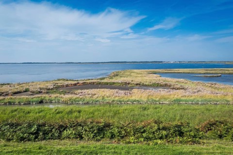 View of the Rantum Basin, Rantum Basin, Landscape, North Sea, Island, Sylt, Germany, Europe