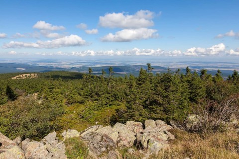 On the summit of the Brocken, Harz Mountains, Saxony-Anhalt, Germany, Europe
