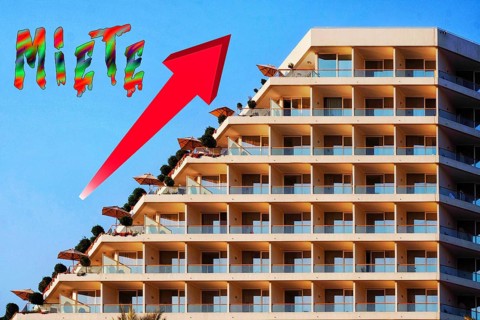 Symbolic image, rent, rent increase, rent rising, housing shortage, housing shortage, housing