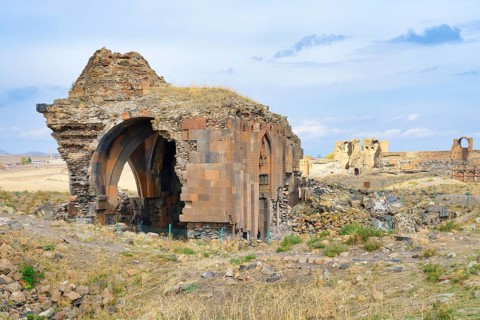 Church of the Holy Apostles, Ani Archaeological site, Kars, Turkey, Asia