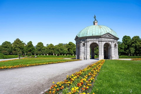 Diana Temple in the Hofgarten, Old Town, Munich, Upper Bavaria, Bavaria, Germany, Europe