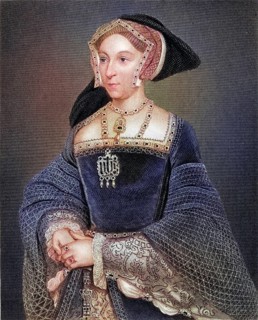 Jane Seymour 1509-1537, third woman of Henry VIII of England. From the book Lodges British