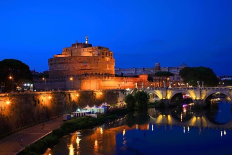 Castel Sant'Angelo, Mausoleo di Adriano, Mausoleum for the Roman Emperor Hadrian, Castel