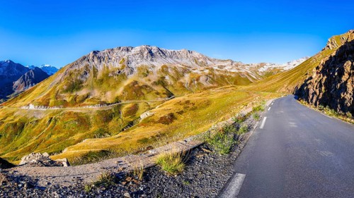 Route des Grandes Alpes, pass Col du Galibier, Departement Hautes-Alpes, Savoier Alps, region