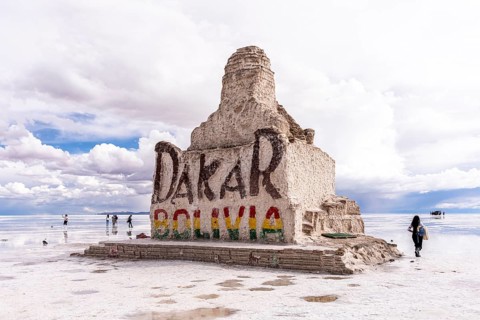 Dakar Monument, Uyuni, Bolivia, South America