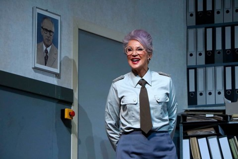 Caroline Beil at the photo rehearsal for Stasi, stress and stumbling blocks at the