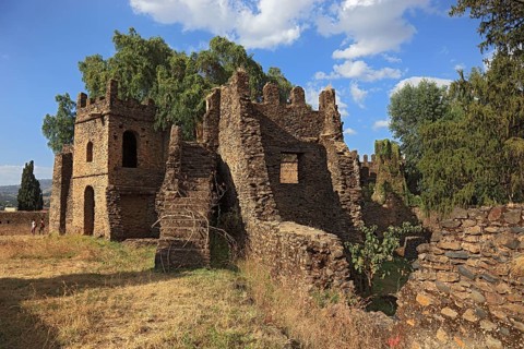 Amhara region, in the Gemp palace complex in Gondar, Gonder, UNESCO, world, heritage, cultural