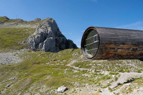 Nature Information Centre Bergwelt Karwendel, museum, telescope, Karwendel Mountains, Mittenwald,