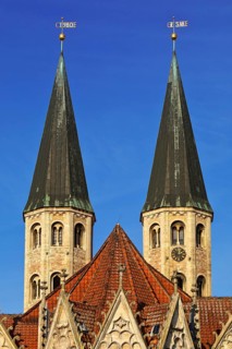 St. Martini or Martinikirche, main and parish church of the Altstadt district, Altstadtmarkt,