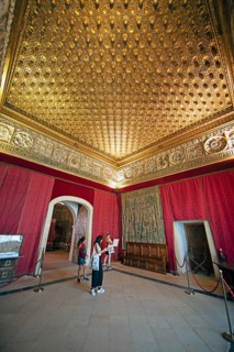 Pine Cone Room in the Alcazar, Segovia, Province of Segovia, Castile and Leon, Spain, Europe