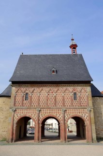 Royal Hall or Carolingian Gate Hall, Lorsch Monastery, Lorsch, Hesse, Germany, Europe