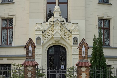 Villa, apartment block Baseler Straße 44, Friedrichstraße, Lichterfelde villa colony,