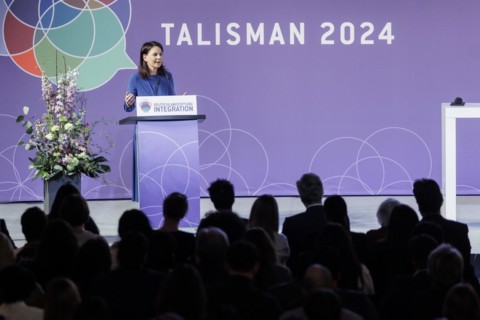 Annalena Bärbock (Alliance 90/The Greens), Federal Foreign Minister, photographed at the DSI