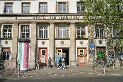 Haus der Volksbildung, Badstraße, Gesundbrunnen, Mitte, Berlin, Germany, Europe