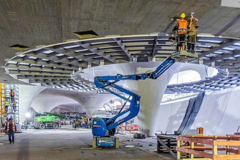 Impressions of the new Stuttgart 21 main station. The shell is finished, now it's time for the