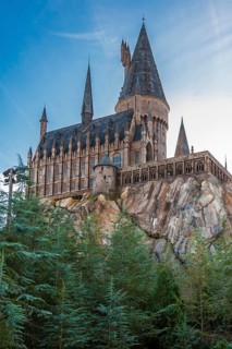 Hogwarts Castle in The Wizarding World of Harry Potter at Universal Studios Islands of Adventure in