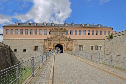 Commander's House with Peter's Gate built in 1666, portal, city fortification, bastion, citadel,