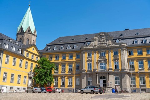 Folkwang University of the Arts, Essen-Werden, in the south of the city, North Rhine-Westphalia,