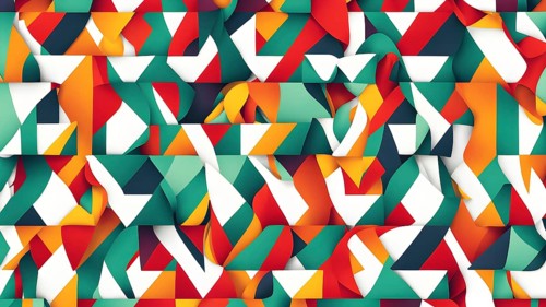 Minimalist rendering showcasing a vibrant abstract painting as a symbol for human resilience, AI