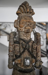 Fetish of the Téké people, exhibit in the Congo Basin Museum, Brazzaville, Republic of the Congo
