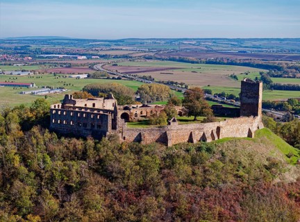 The Höhenburg Gleichen, also known as Wanderslebener Gleiche, Wandersleben Castle or Wanderslebener