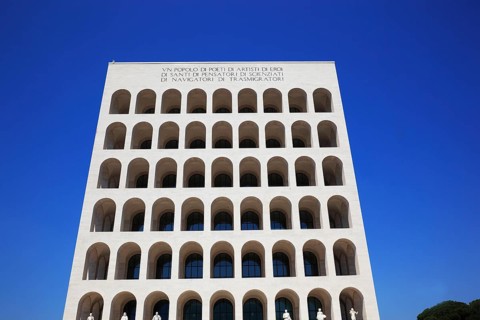 Palazzo della Civilta Italiana, Palace of Italian Civilisation, also Palazzo della Civilta del