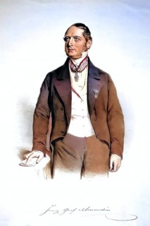Franz Count Mercandin, 1802-1877, district governor in Olmütz, 1860 Imperial Councillor, real Privy