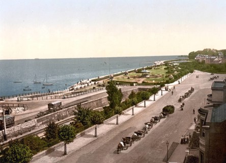 Ryde, die Esplanade, Isle of Wight, England / the esplanade, England, Historic, digitally restored