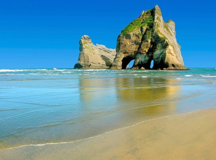 New Zealand, Rocks, Wharariki, New Zealand, Oceania