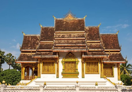 Wat Ho Pha Bang pavilion, Royal Palace, Luang Prabang, Laos, Asia