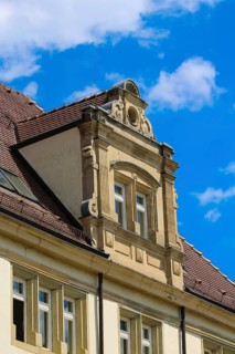 Detail, Backnang Castle, Schickhardt Castle, ducal castle, historic building, built between 1605