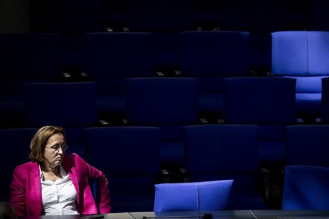 Beatrix von Storch, Alternative for Germany, photographed during the session of the German